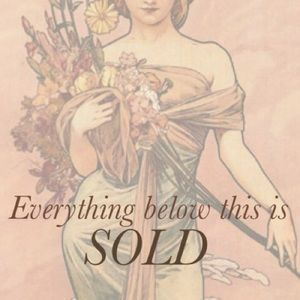 EVERYTHING BELOW IS SOLD